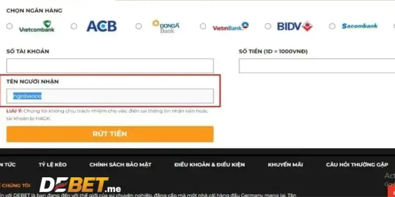 Phân tích những rủi ro thường gặp khi rút tiền Debet